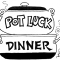 Silvermine Community Association Potluck Dinner Logo